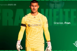 贝蒂斯官方：26岁门将比埃特斯离队，曾为球队出战20场比赛